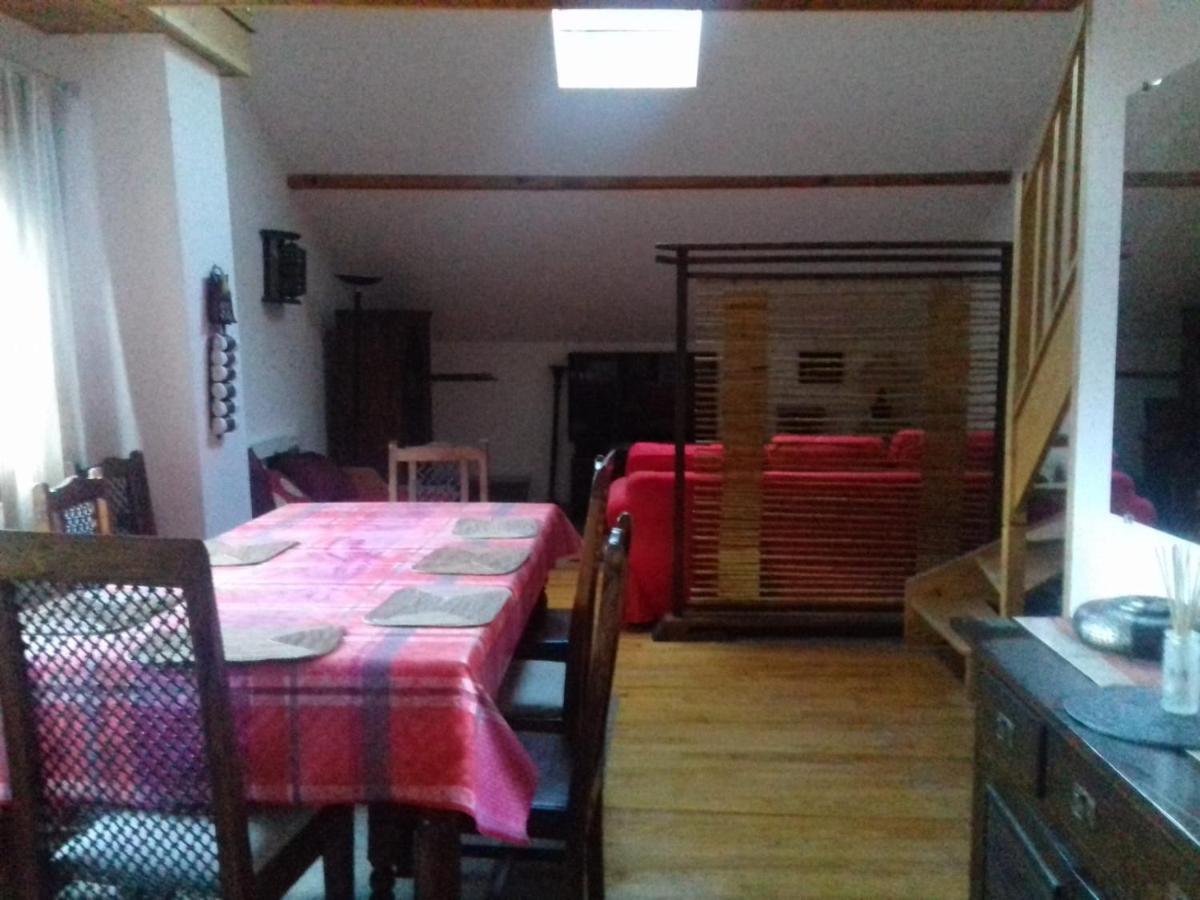 Appartement en loft 50m2 dans maison avec chambre en mezzanine et canapes lits dans salon - travaux extérieurs jusqu'en mars 2021 Saint-Pierre-de-Chartreuse Esterno foto
